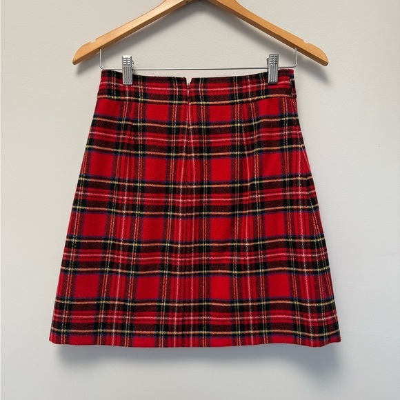 J. Crew Red A-Line Mini Skirt for Casual Work​​​ - Picture 4 of 5